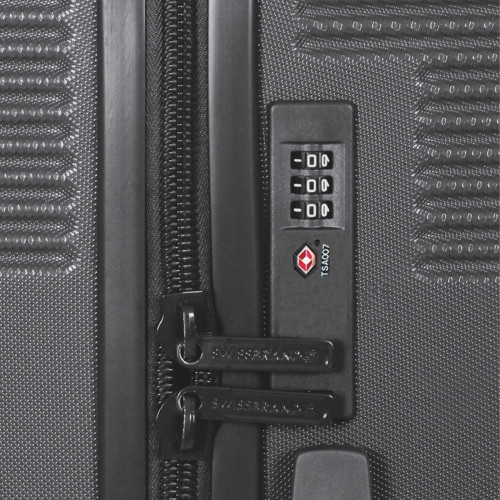 Валіза Swissbrand Cardiff (M) Black (SWB_LHCAR001M)_Discounted
