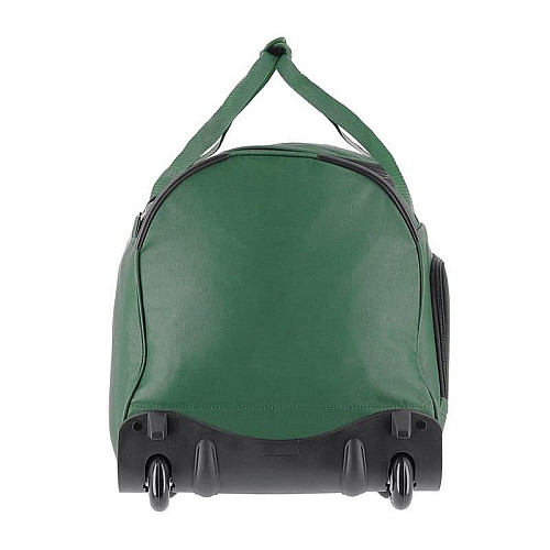 Дорожная сумка Travelite Basics Fresh Dark Green на 2 колесах, зеленая