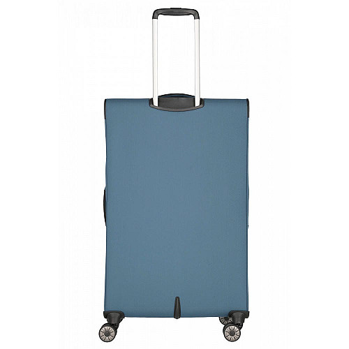 Валіза Travelite Skaii Blue L exp на 4 колесах, синя