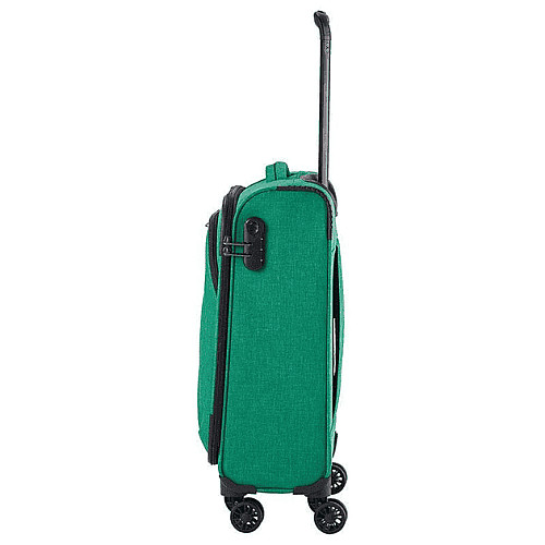Чемодан Travelite Adria Green S на 4 колесах, зеленый