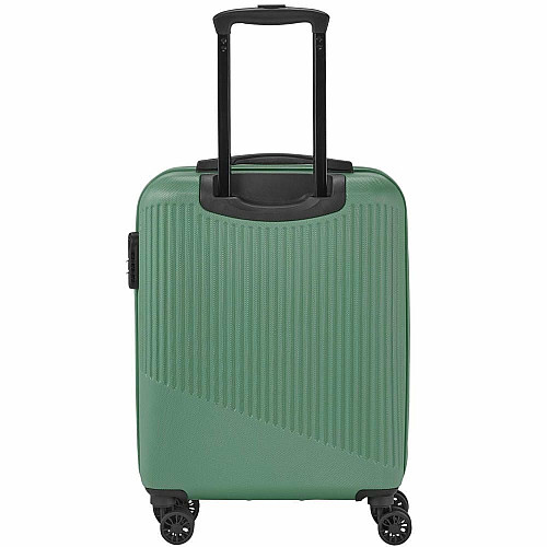 Чемодан Travelite Bali Green S на 4 колесах, зеленый