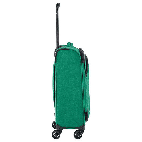 Чемодан Travelite Adria Green S на 4 колесах, зеленый