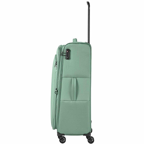 Валіза Travelite Croatia Mint L exp на 4 колесах, м'ятна