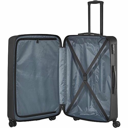 Валіза Travelite Bali Black L на 4 колесах, чорна