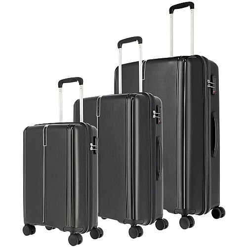 Чемодан Travelite Vaka Black L на 4 колесах, черный