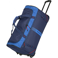 Дорожная сумка Travelite Basics Active Navy на 2 колесах, синяя