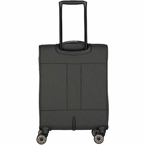 Чемодан Travelite Viia Anthracite S на 4 колесах, серый