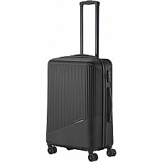 Валіза Travelite Bali Black M на 4 колесах, чорна