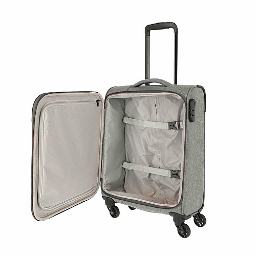 Валіза Travelite Boja Anthracite S на 4 колесах, сіра