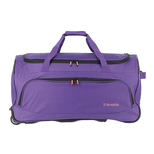 Дорожная сумка Travelite Basics Fresh Purple на 2 колесах, фиолетовая