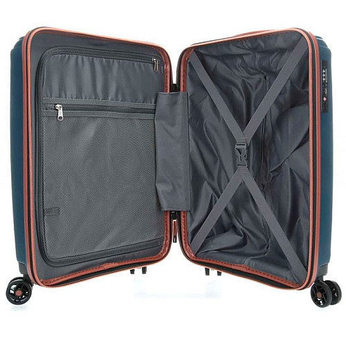 Чемодан Titan Paradoxx Navy S на 4 колесах, 40 л, синяя