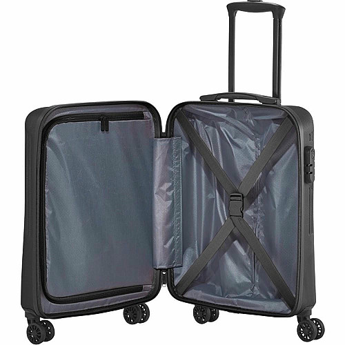 Чемодан Travelite Bali Black S на 4 колесах, черный