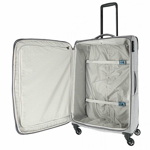 Валіза Travelite Boja Anthracite L на 4 колесах, сіра