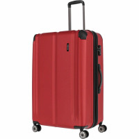 Валіза Travelite City Red L exр на 4 колесах, червона