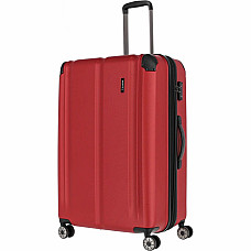 Чемодан Travelite City Red L exр на 4 колесах, красный