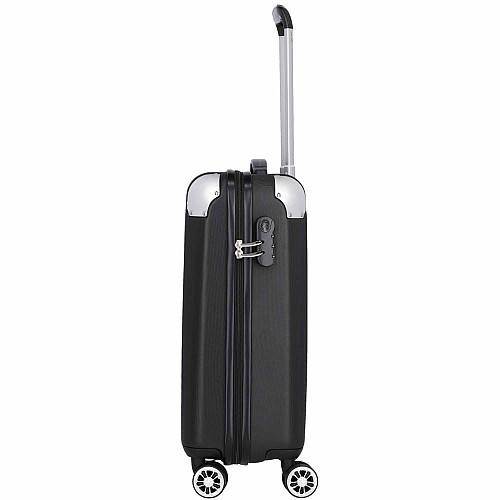 Валіза Travelite City Black S на 4 колесах, чорна