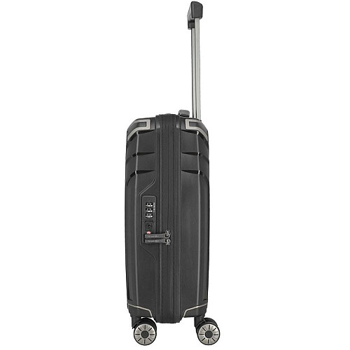 Чемодан Travelite Elvaa Black S на 4 колесах, черный