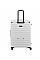 Валіза Lojel Cubo V4 Off White L Exp. на 4 колесах, біла