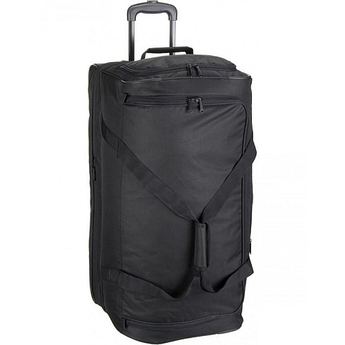 Дорожная сумка Travelite Basics Black L exp на 2 колеса, черная