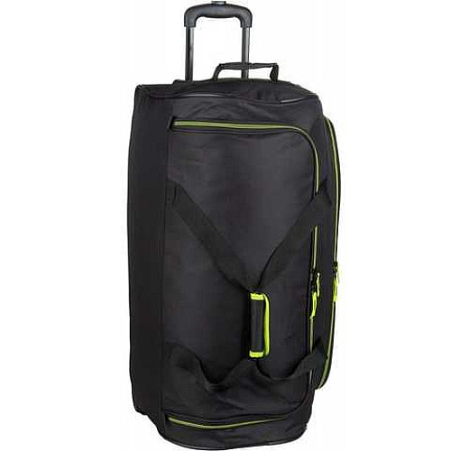 Дорожня сумка Travelite Basics Fresh Black на 2 колесах, чорна