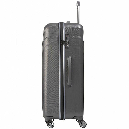 Валіза Travelite Vector Anthracite L на 4 колесах, сіра