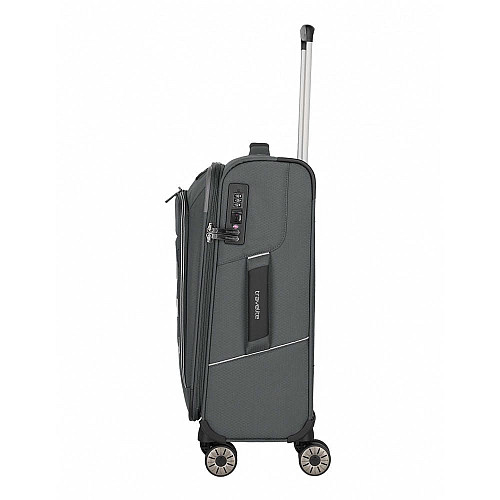 Чемодан Travelite Skaii Anthracite S на 4 колесах, серый