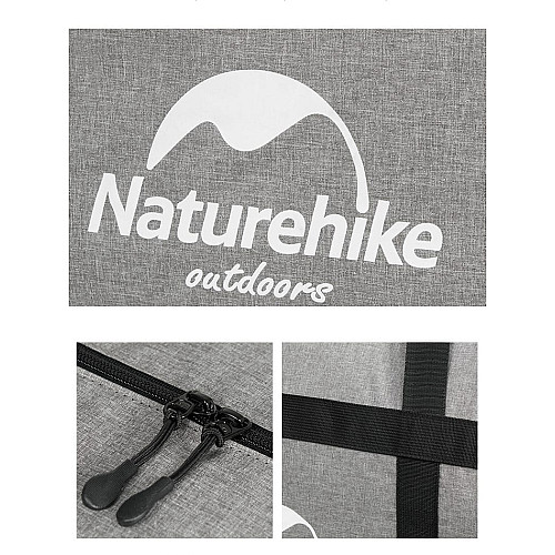 Сумка-баул для хранения портативная Naturehike NH17S021-M, 45 л, серый