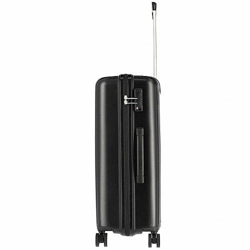 Чемодан Travelite Vaka Black L на 4 колесах, черный
