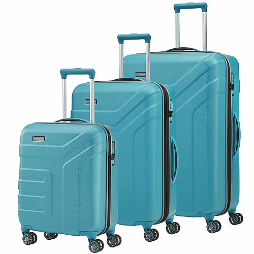 Валіза Travelite Vector Turquouise S на 4 колесах, блакитна