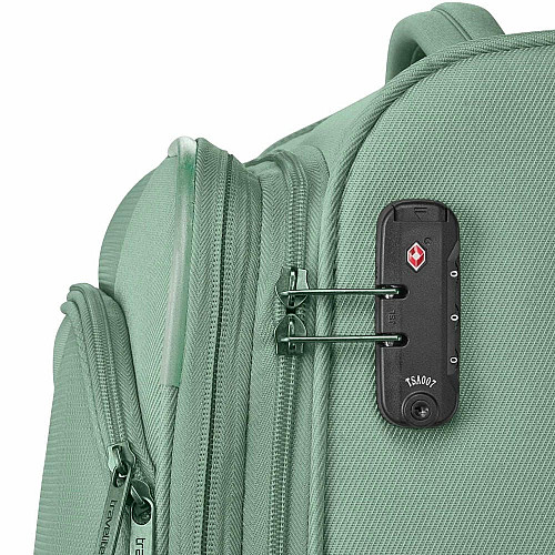 Валіза Travelite Croatia Mint L exp на 4 колесах, м'ятна