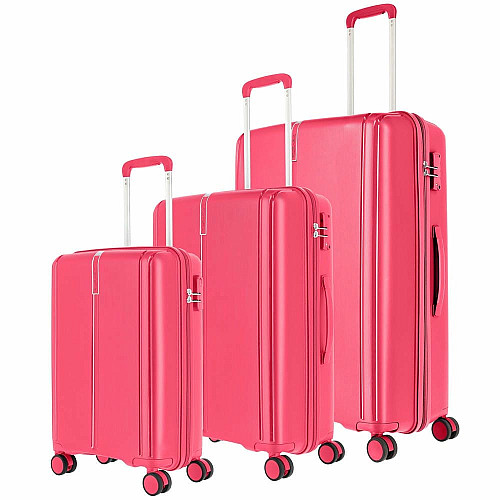 Чемодан Travelite Vaka Cyclam L на 4 колесах, розовый