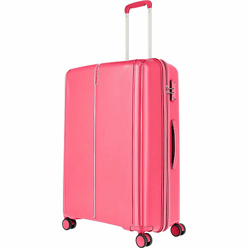 Чемодан Travelite Vaka Cyclam L на 4 колесах, розовый