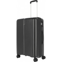 Валіза Travelite Vaka Black M на 4 колесах, чорна