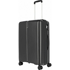 Валіза Travelite Vaka Black M на 4 колесах, чорна