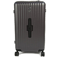 Валіза Echolac Celestra Supertrunk Сірий. на 4 колесах M (77л,3,7кг) (38x66x38см)