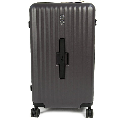 Валіза Echolac Celestra Supertrunk Сірий. на 4 колесах M (77л,3,7кг) (38x66x38см)