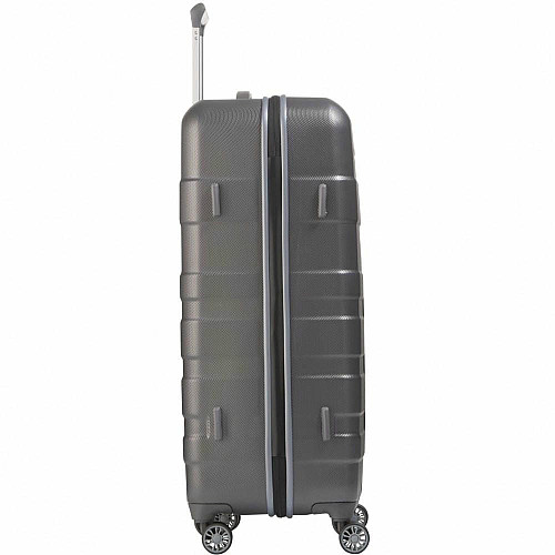 Валіза Travelite Vector Anthracite L на 4 колесах, сіра