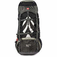 Рюкзак туристический Naturehike NH70B070-B, 70 л+5 л, черно-серый