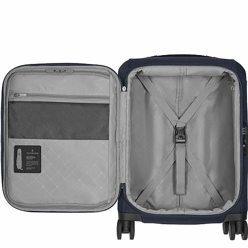 Чемодан Victorinox Travel Connex SS Deep Lake2 S на 4 колесах, 29 л, синяя