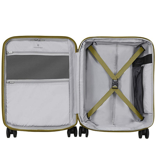 Чемодан Victorinox Travel Connex HS Mustard Global S Exp. на 4 колесах, 34/41 л, горчичная