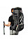 Рюкзак туристический Naturehike NH70B070-B, 70 л+5 л, черно-серый
