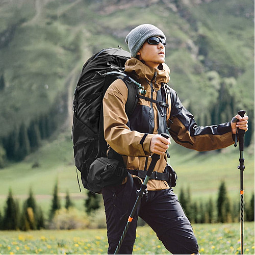 Рюкзак туристичний Naturehike CNK2450XB014, 70 л, чорний, L