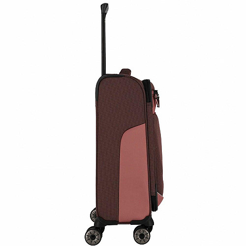 Чемодан Travelite Viia Rose S на 4 колесах, розовый