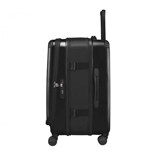 Чемодан Victorinox Travel Spectra 2.0 Black М Exp. на 4 колесах, 62/91 л, черная