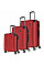 Чемодан Travelite City Red M exp на 4 колесах, красный