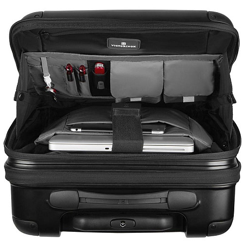 Чемодан Victorinox Travel Spectra 2.0 Black S Global на 4 колесах, с киш.д/ноутбука, 32 л, черный