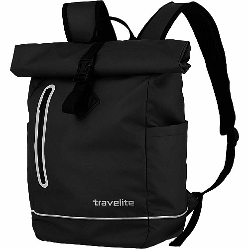 Рюкзак Travelite Basics Black Rollup, черный