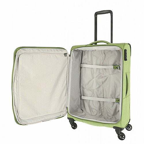 Валіза Travelite Boja Green M на 4 колесах, зелена