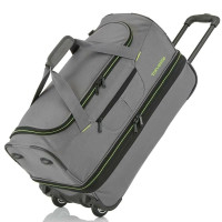 Дорожня сумка Travelite Basics Grey L exp на 2 колесах, сіра
