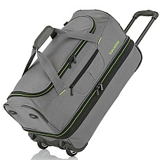 Дорожная сумка Travelite Basics Grey L exp на 2 колесах, серая